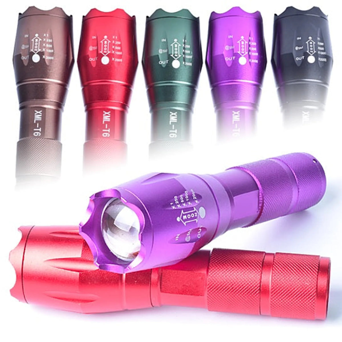 Grab-N-Go Zoomable Focusing Flashlight – 5 Colors | Vista Shops