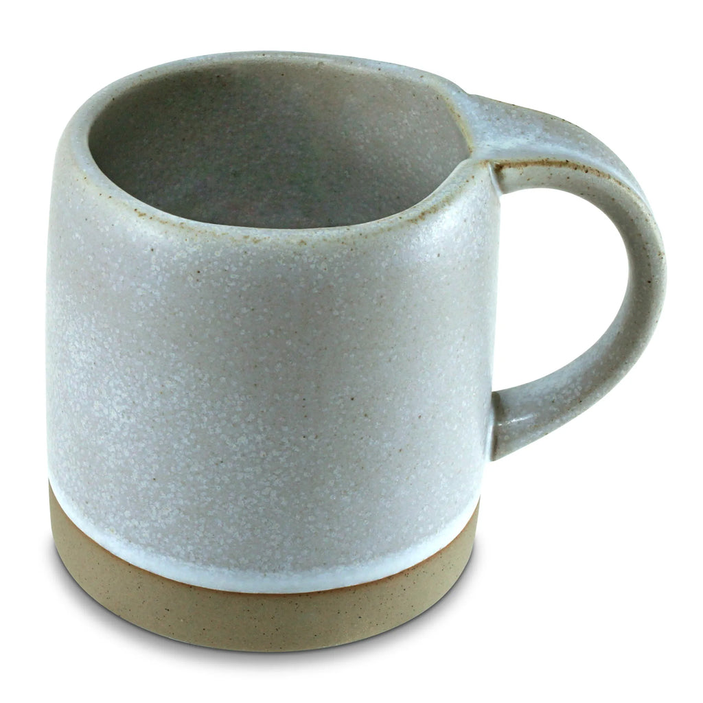 Enjoy Today Stone Gray Ceramic Coffee Mug 18 oz — Reactive Glaze Inspirational Mug