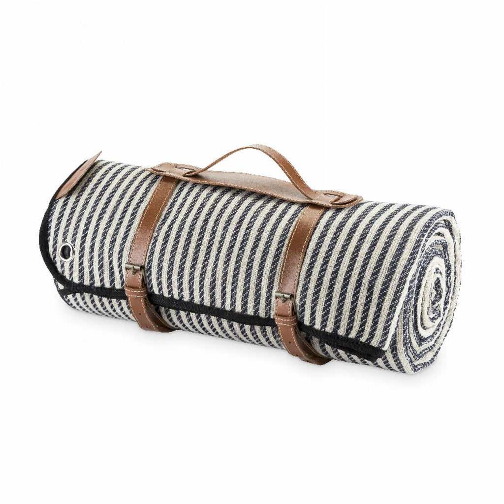 Picnic Blanket Set – Waterproof with Leather Carrier & Stakes | True Brands