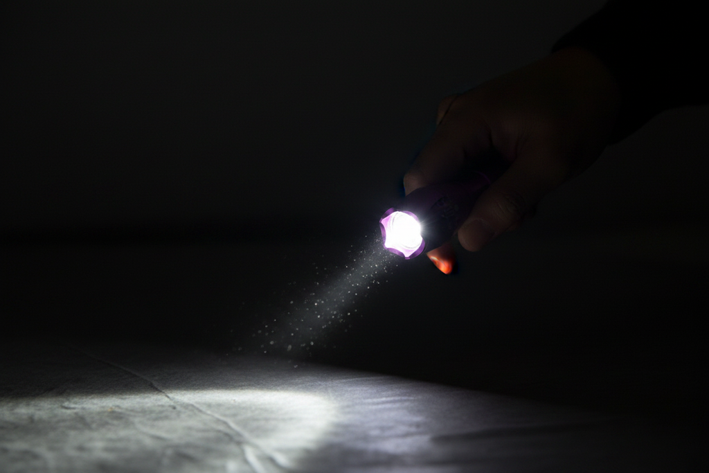Beam in dark