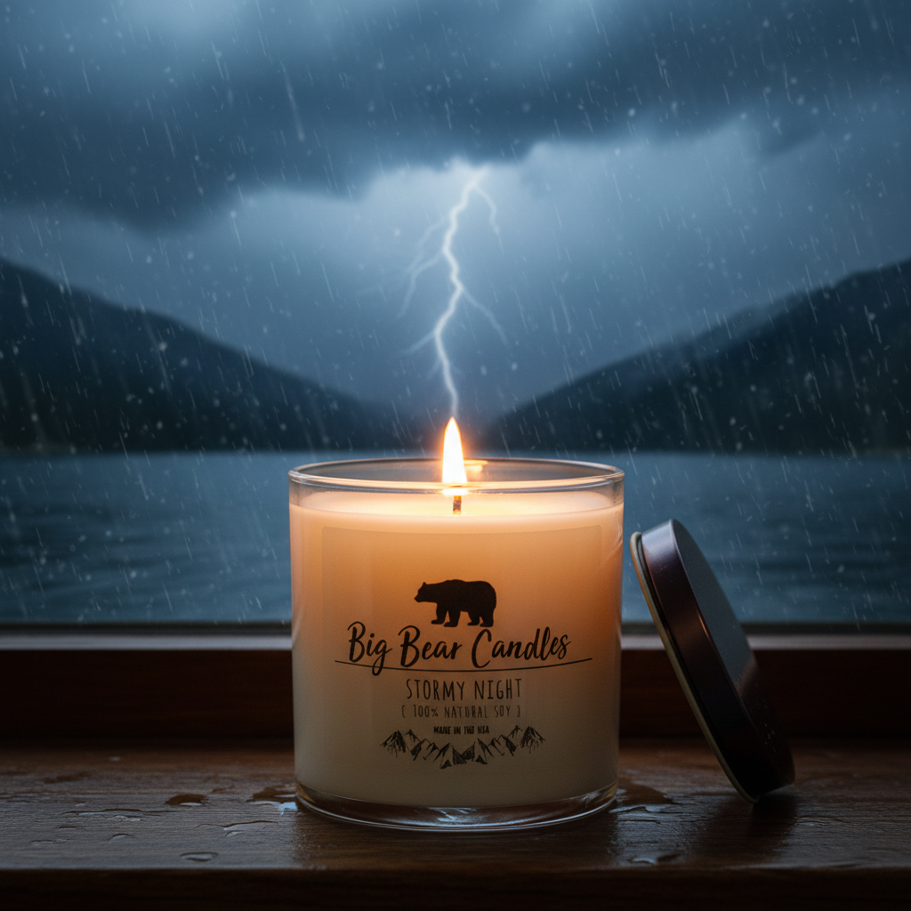 Big Bear Candles Stormy Night – Lifestyle