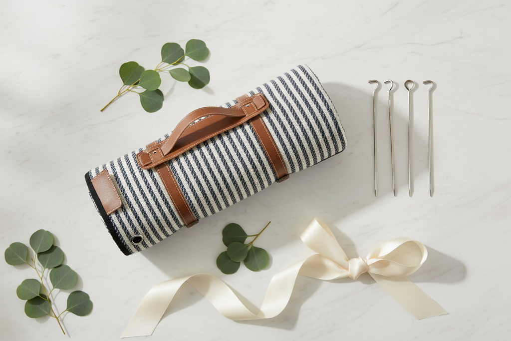 Gift set flat lay