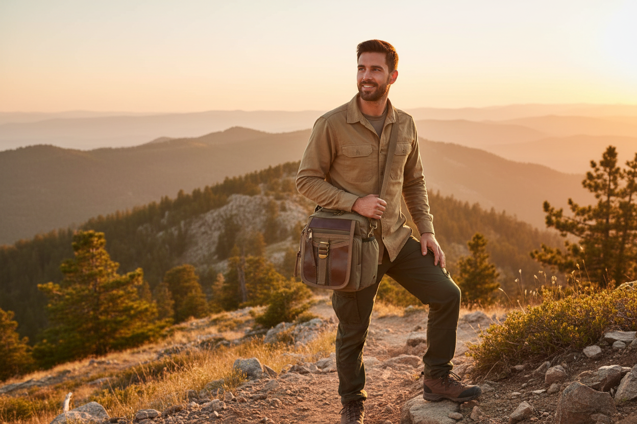 Hiking lifestyle shot