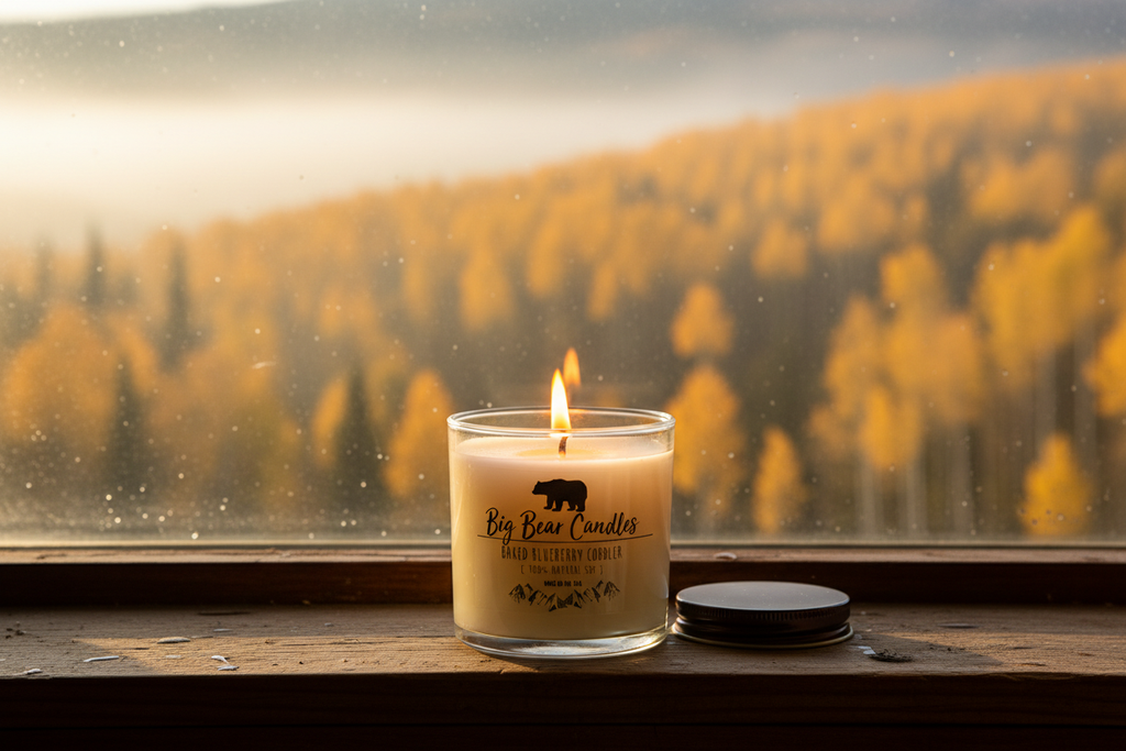 Windowsill forest view